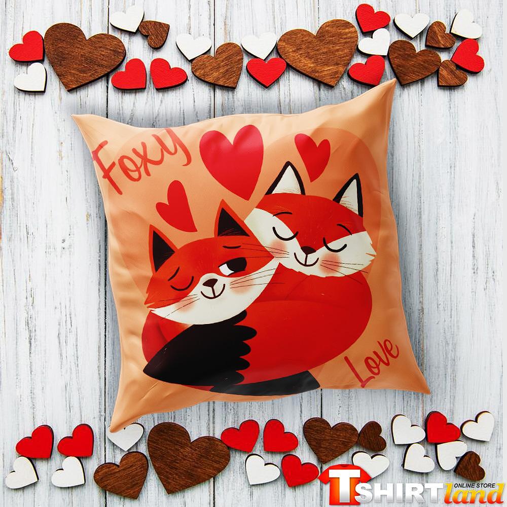Pernă de Satin "Foxy Love"