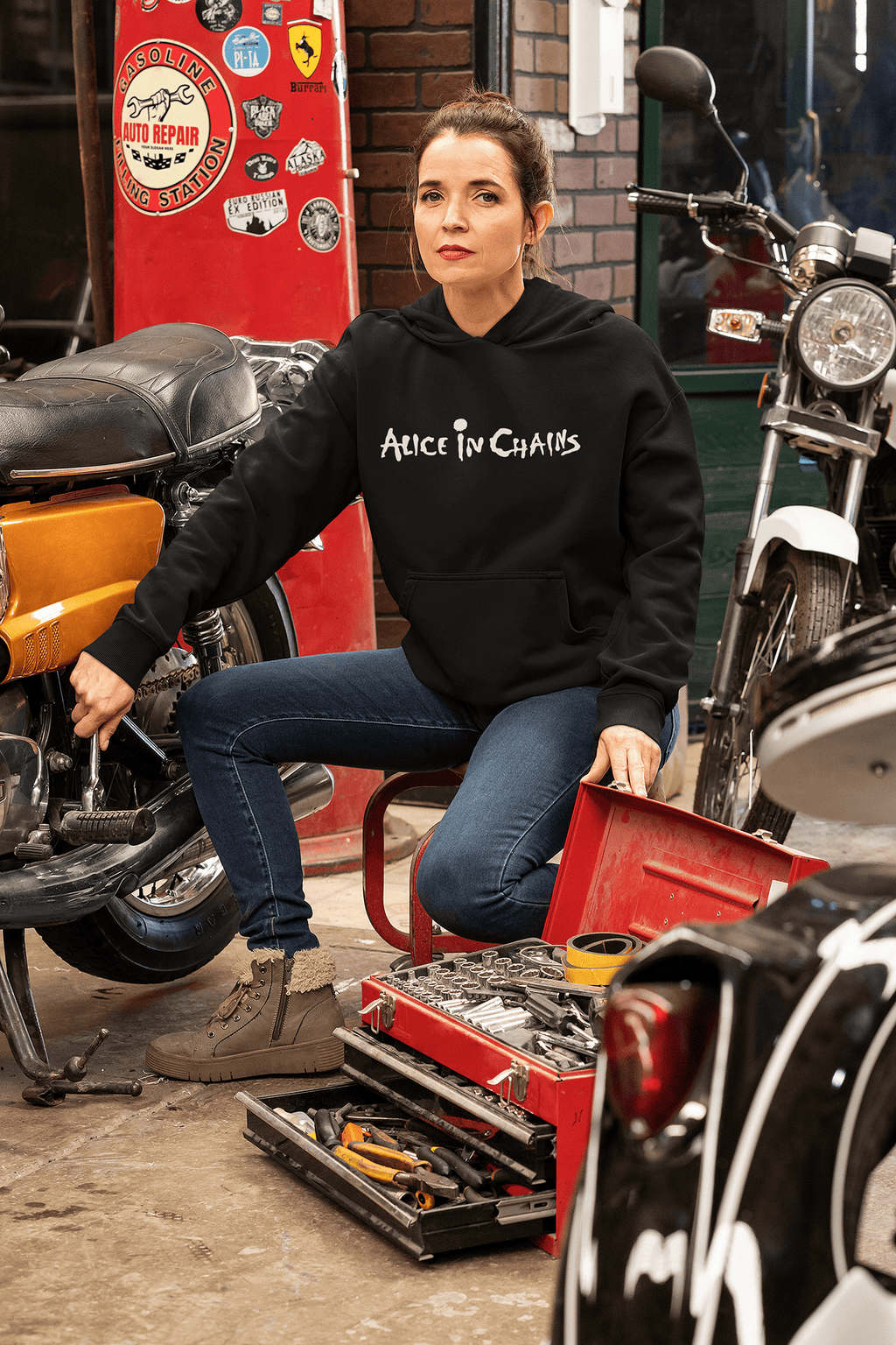 Alice In Chains Logo Hoodie