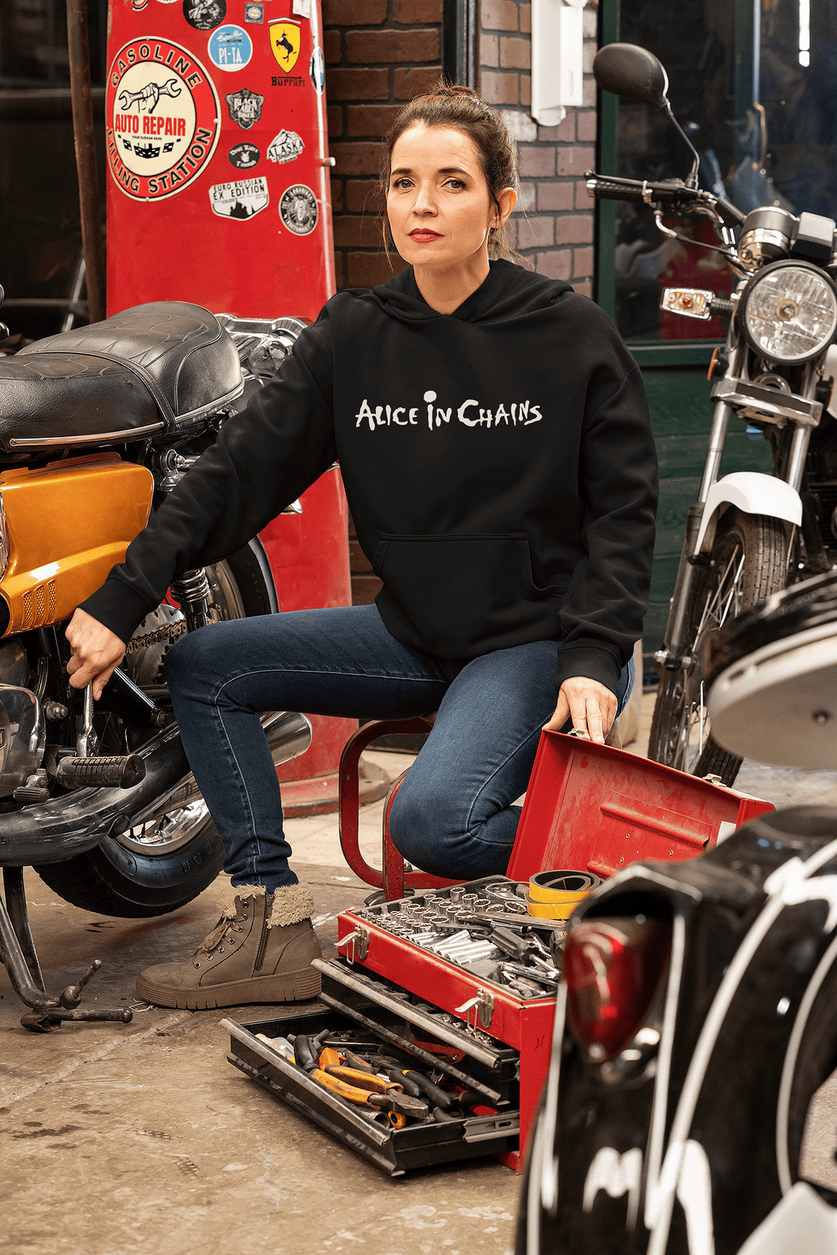 Alice In Chains Logo Hoodie