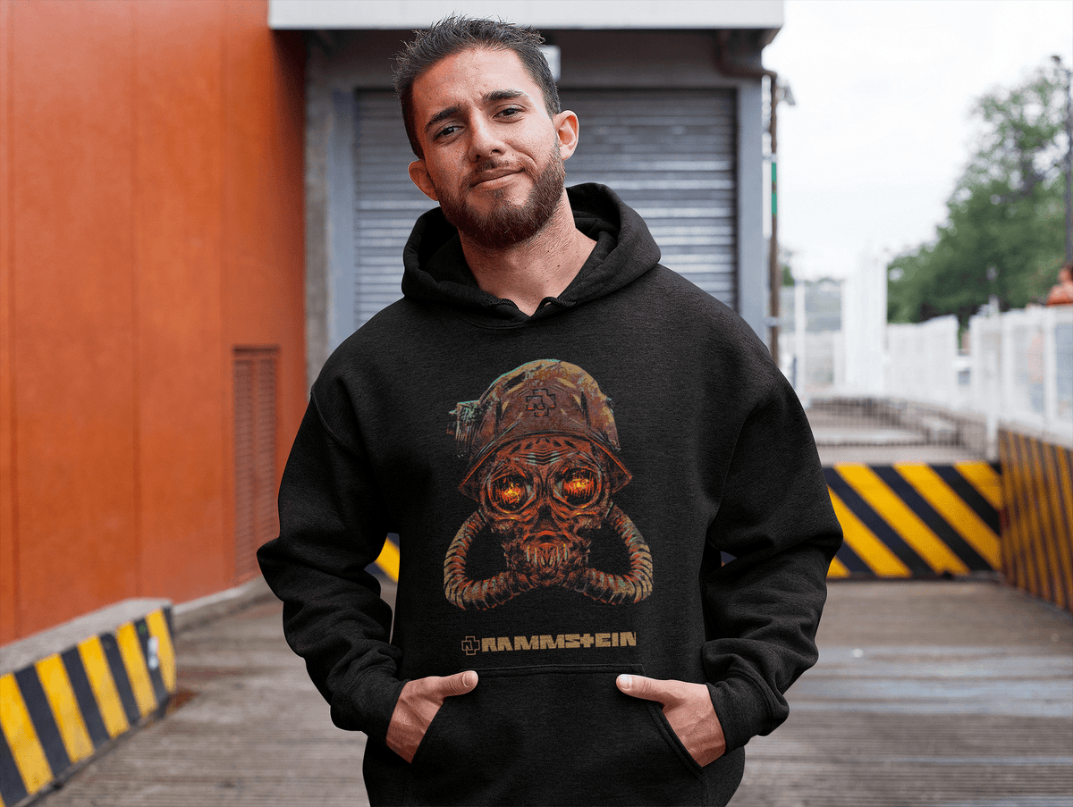Rammstein Military Skull Hoodie