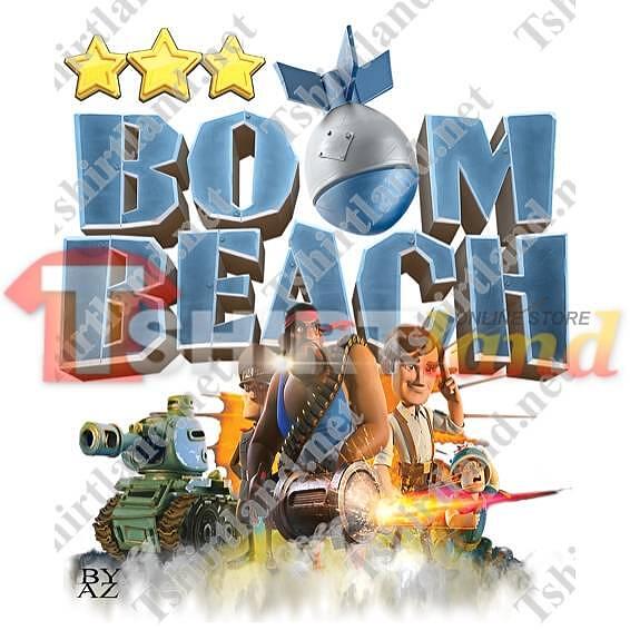 Tricou "Boom Beach" - F60
