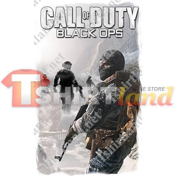 Tricou "Call of duty - Black Ops" - F65 - Soldat în munți
