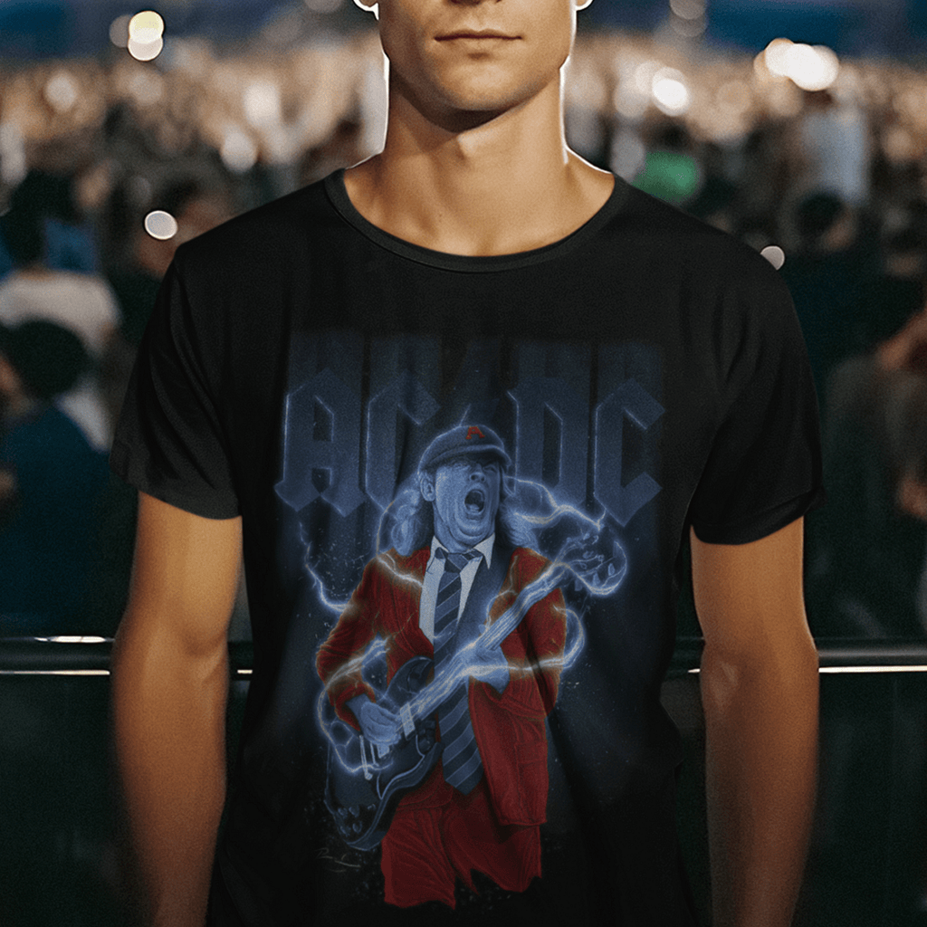 Тениска AC/DC 19 Lightning Power