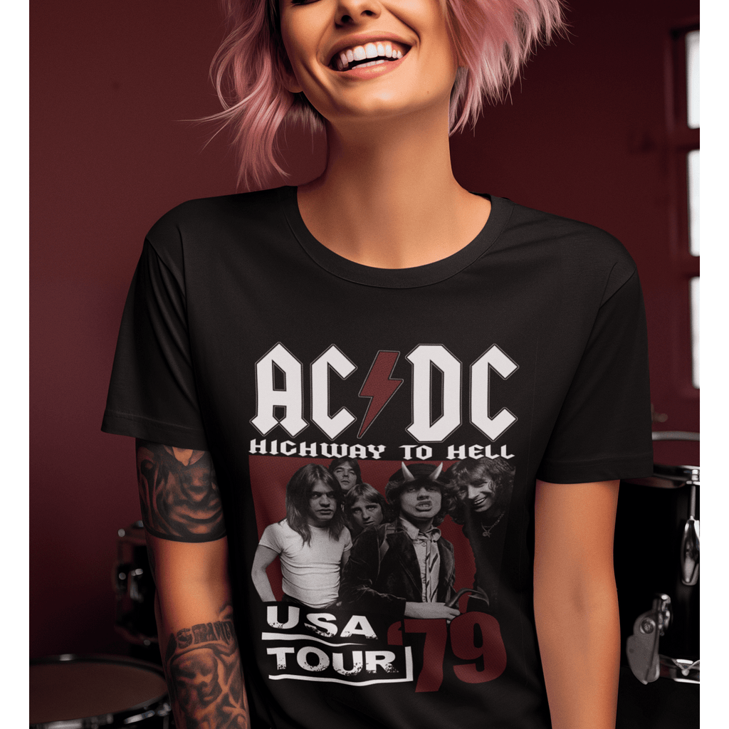 Тениска AC/DC - USA Tour '79