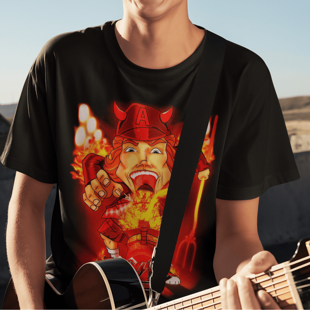 AC/DC "Rock 'N' Roll Devil" T-shirt - Light up the stage!