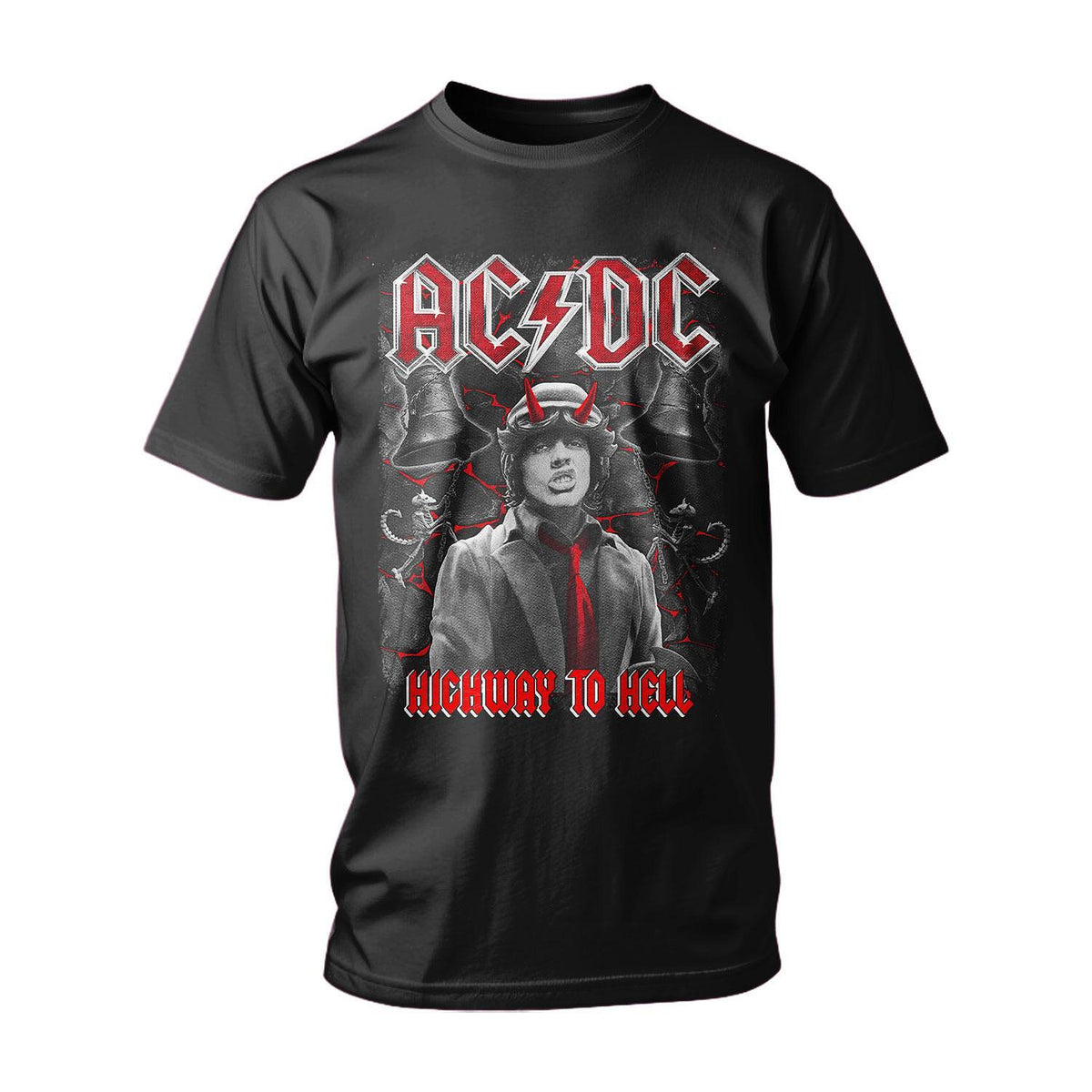 Тениска AC/DC “Highway to Hell” – Готов ли си за дяволски добър рок?