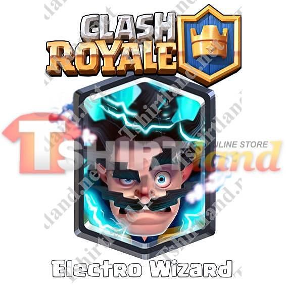 Tricou "Clash Royale" - F43 - Electro wizard