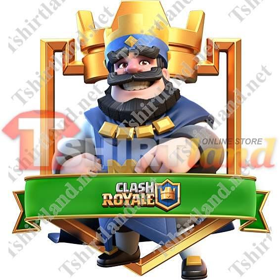 Tricou "Clash Royale" - F68 - Regele