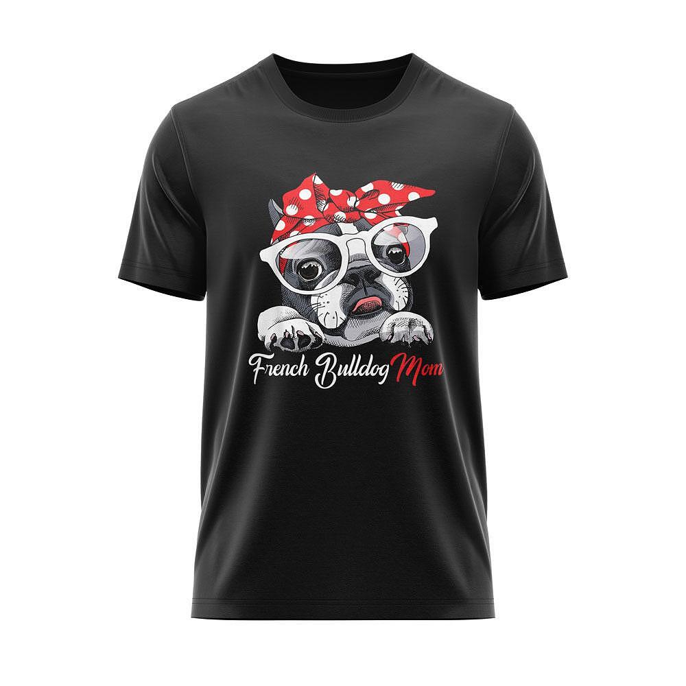 Тениска "French Bulldog Мом" 3