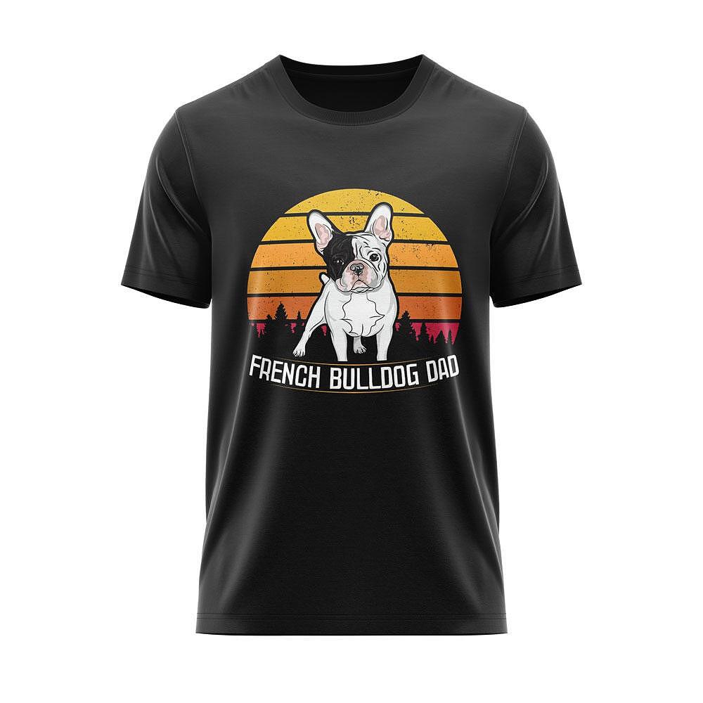 Тениска "French Bulldog Dad"