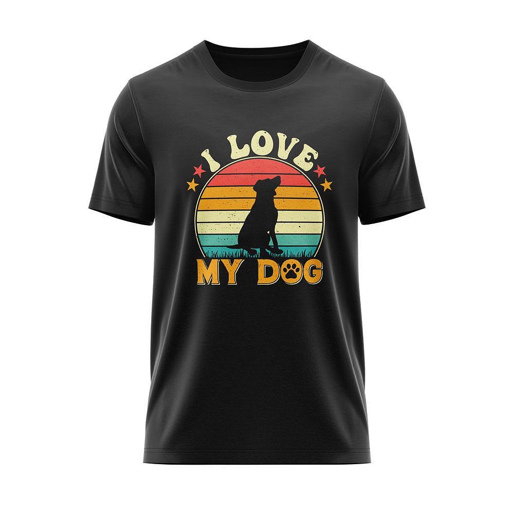 Tricou "I love my dog" 2