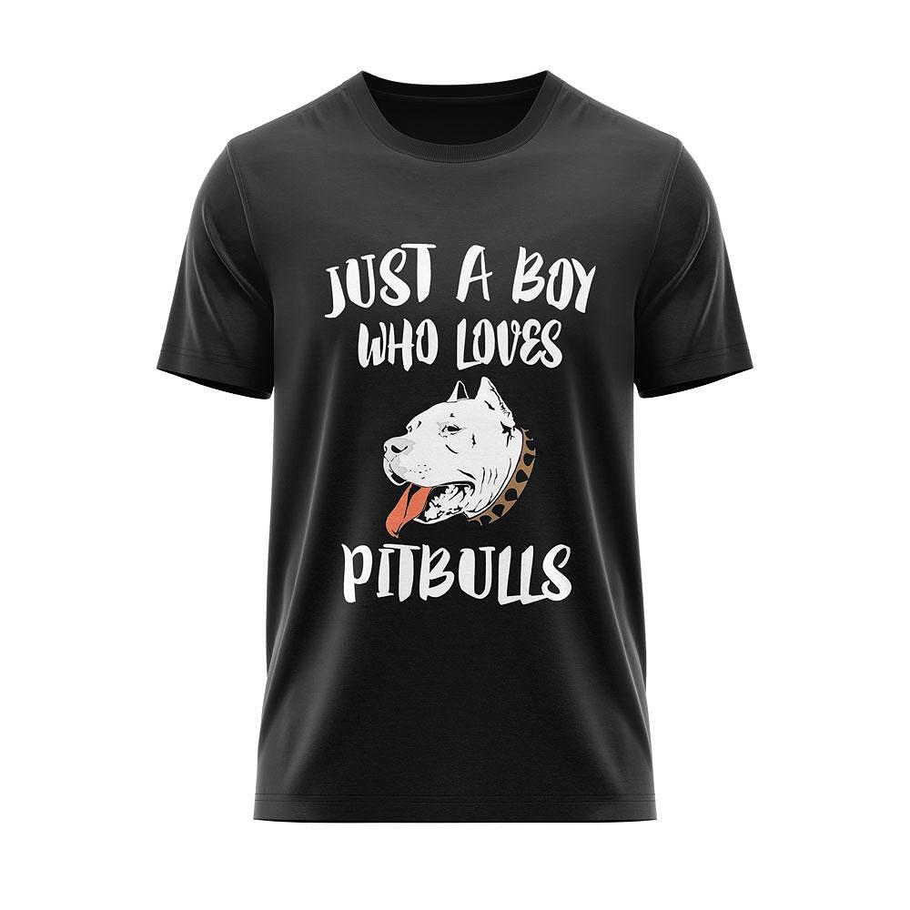 Тениска "Just a Boy Who Loves Pitbulls"