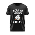 Тениска "Just a Boy Who Loves Pitbulls"