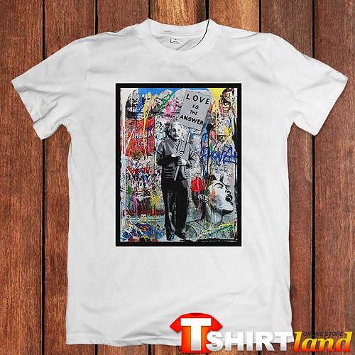 Tricou Einstein - Love is the answer