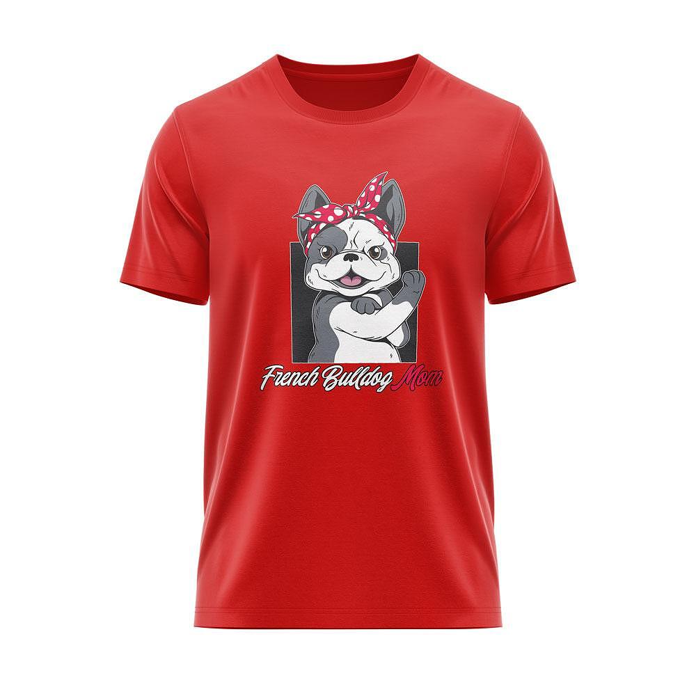 T-shirt "French Bulldog Mom"