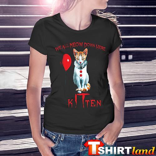 Tricou IT - Cu toții mieunăm aici jos
