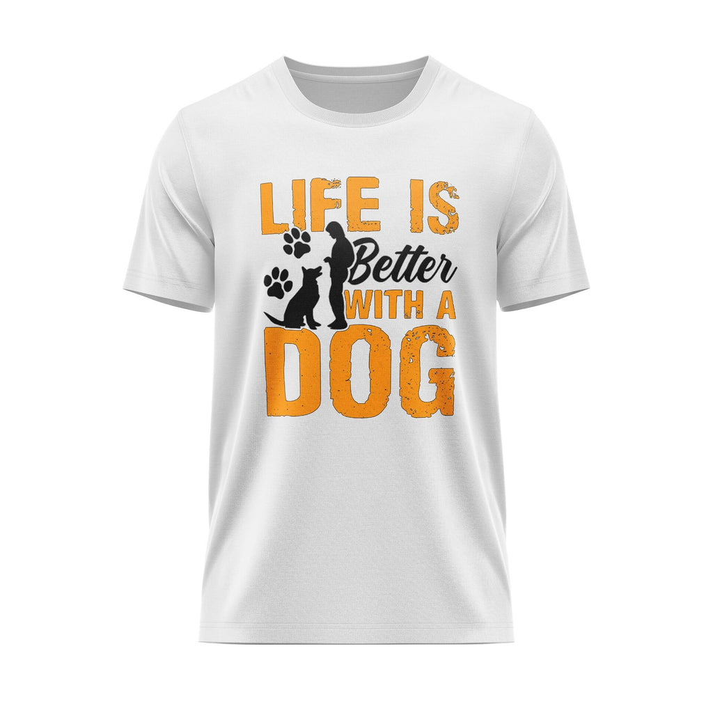 T-shirt "Life is better with a dog" 2