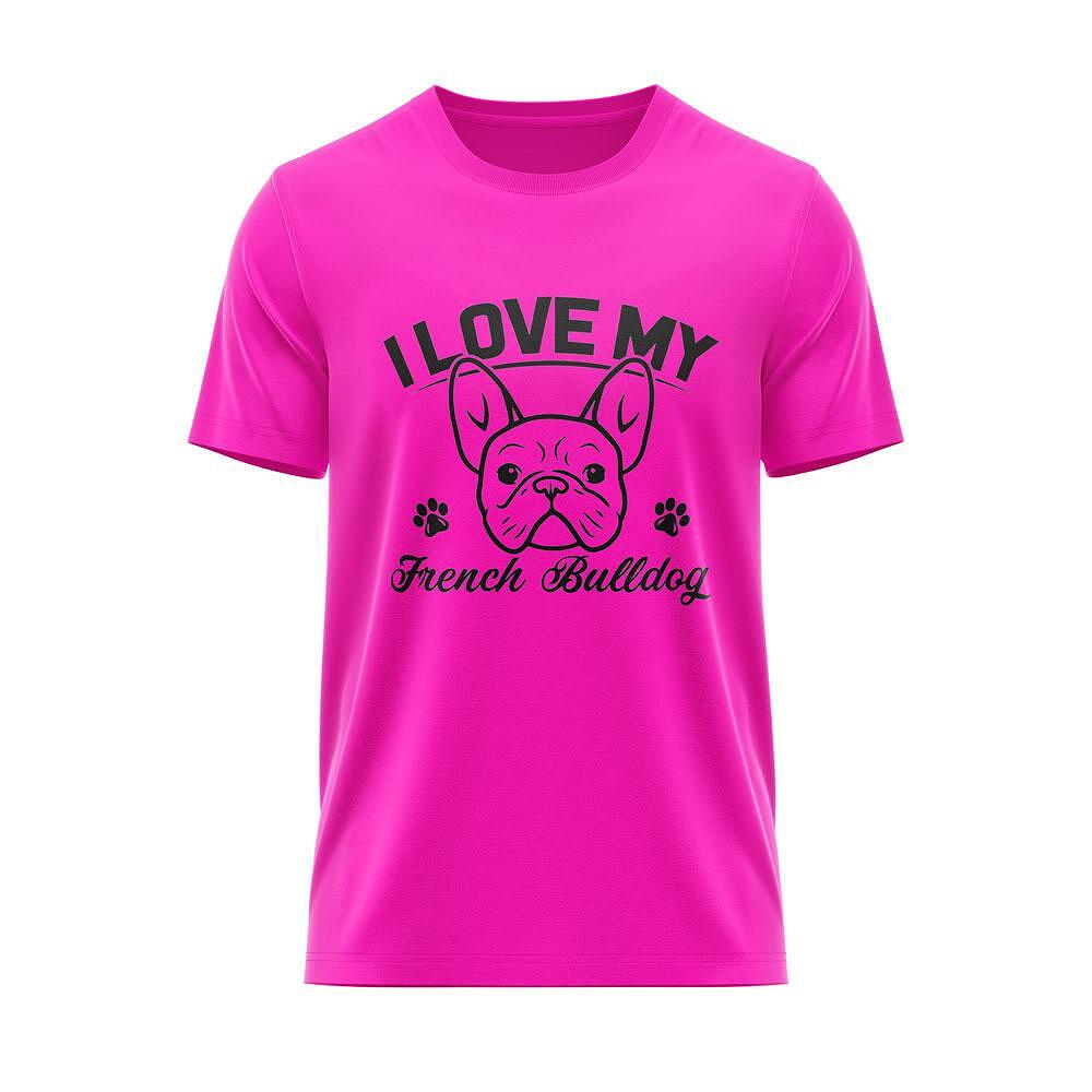 "I Love My French Bulldog" T-Shirt
