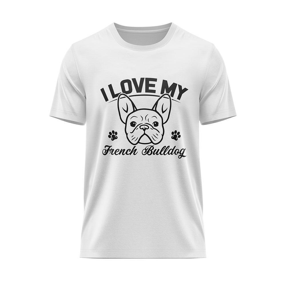 "I Love My French Bulldog" T-Shirt