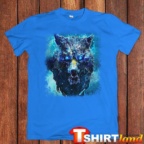 T-shirt "Fantasy Wolf - Deadly Look"