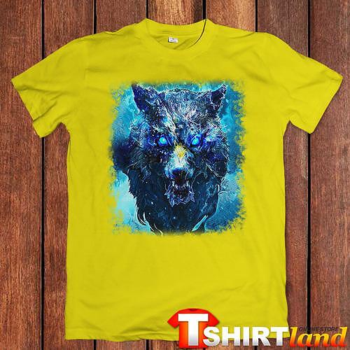 T-shirt "Fantasy Wolf - Deadly Look"