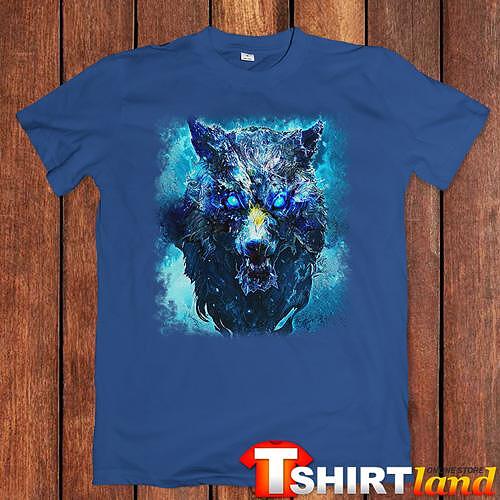 T-shirt "Fantasy Wolf - Deadly Look"