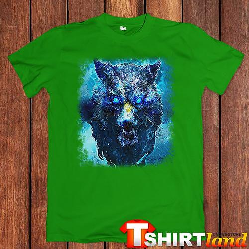 T-shirt "Fantasy Wolf - Deadly Look"