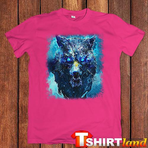 T-shirt "Fantasy Wolf - Deadly Look"