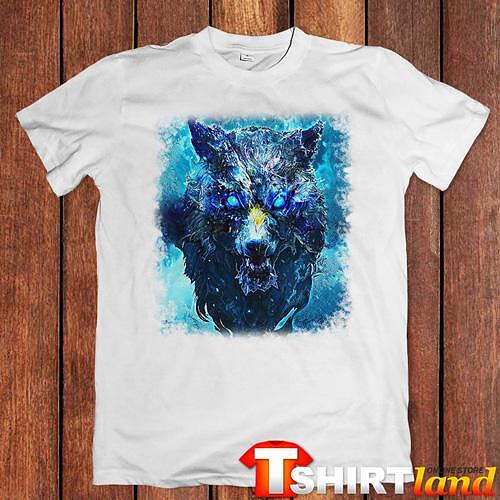 T-shirt "Fantasy Wolf - Deadly Look"