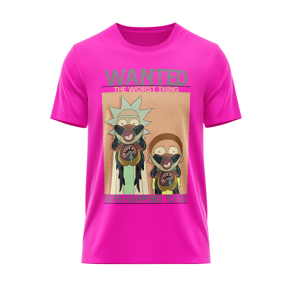 Rick And Morty wanted t-shirt