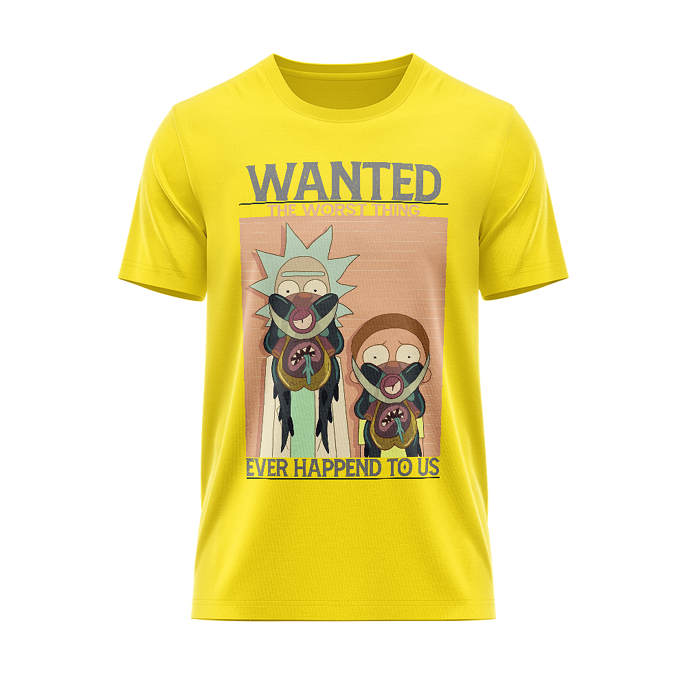Tricou Rick și Morty Wanted