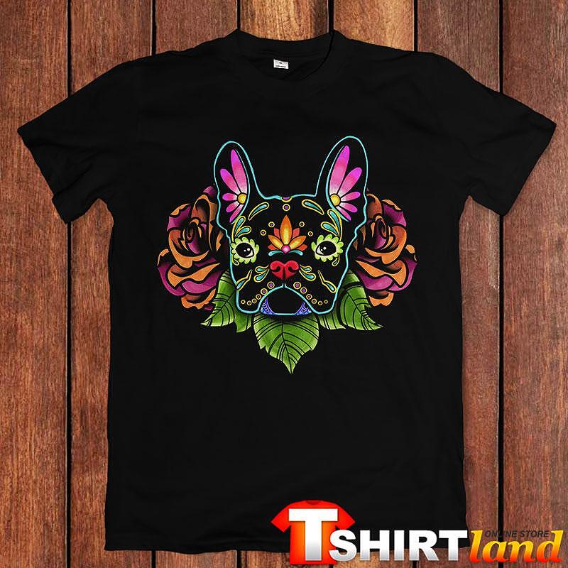 Тениска Art Design Boston Terrier - Flowers Head