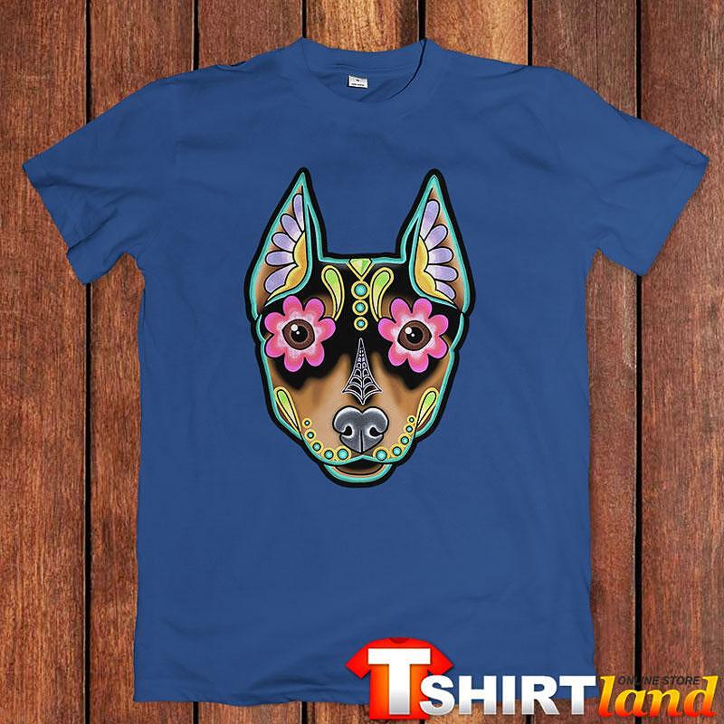 Тениска Chihuahua Skull Flowers