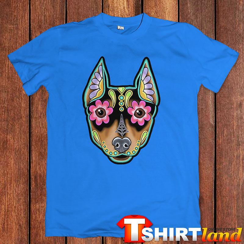 Тениска Chihuahua Skull Flowers