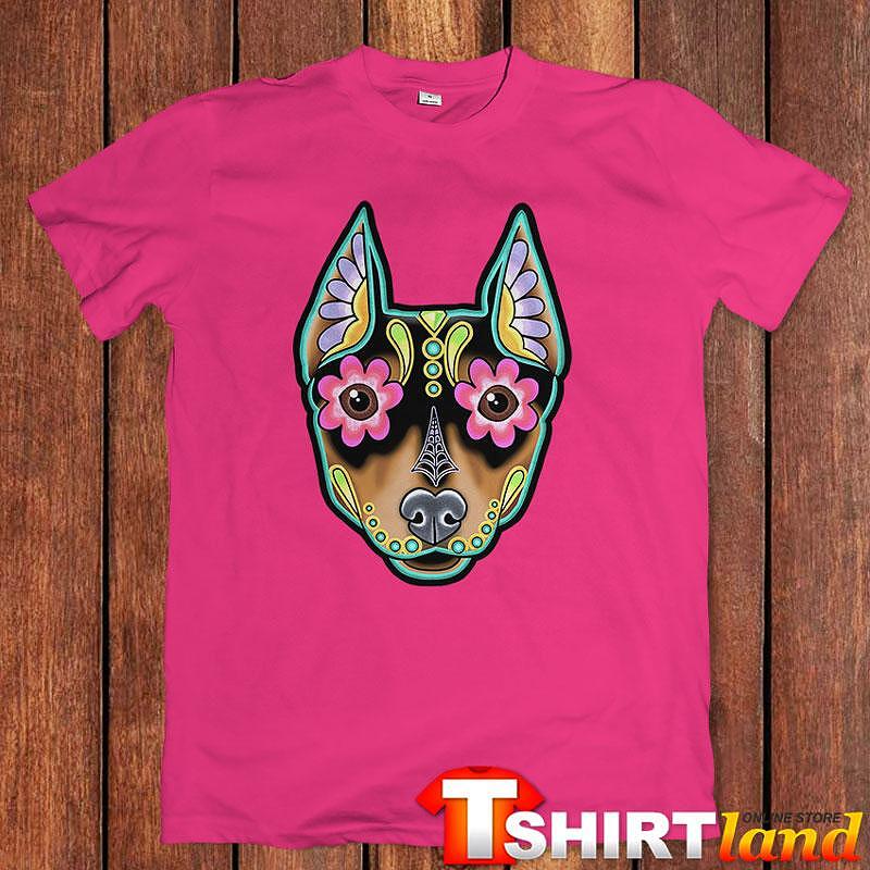Тениска Chihuahua Skull Flowers