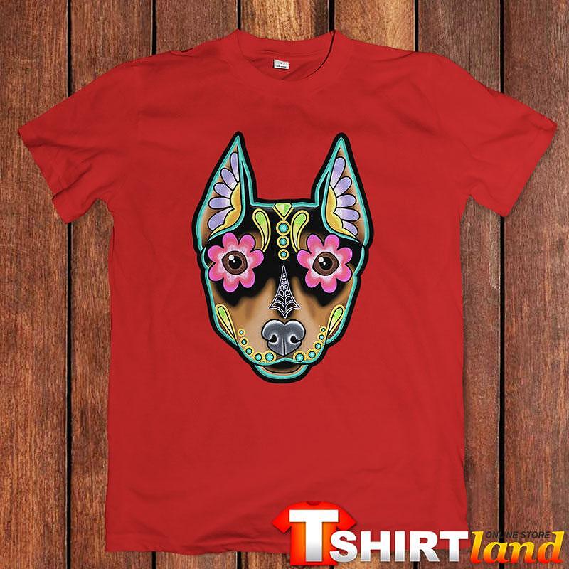 Тениска Chihuahua Skull Flowers