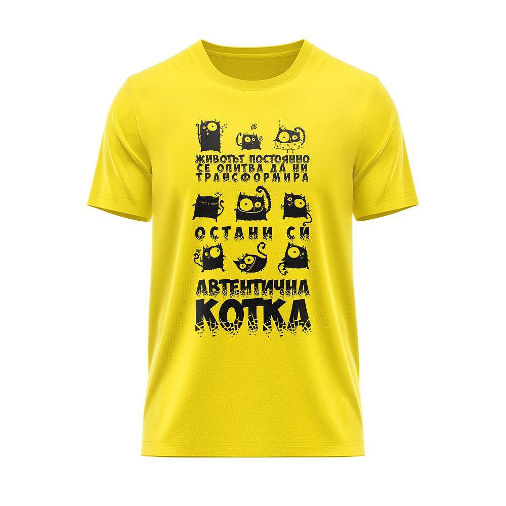 Тениска Автентична котка
