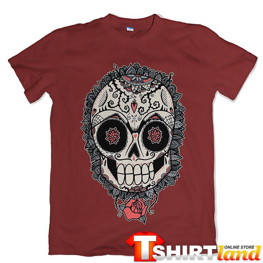 Tricou Calavera Rose & Heart