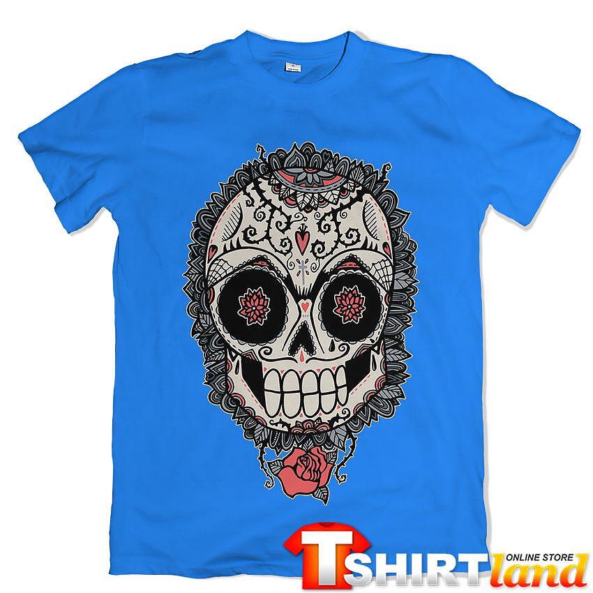 Tricou Calavera Rose & Heart