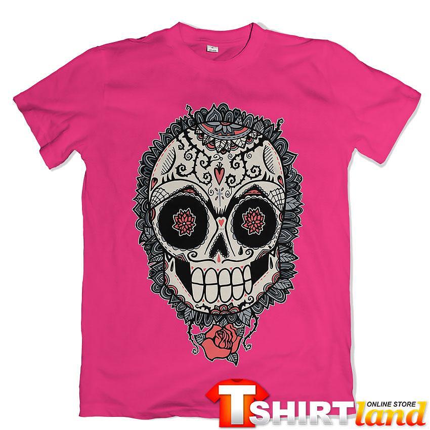 Tricou Calavera Rose & Heart