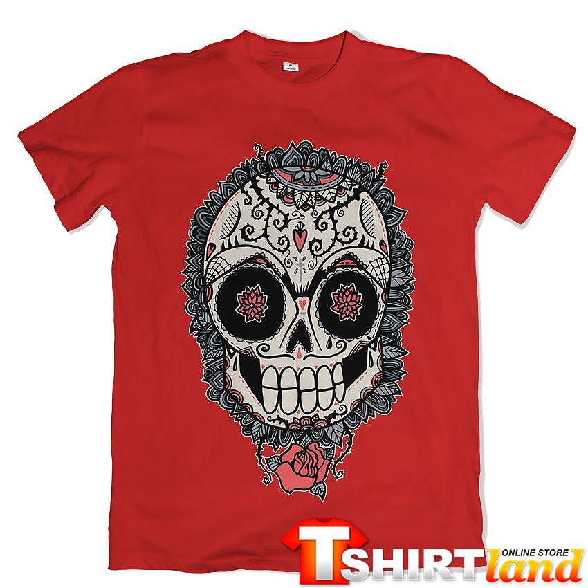 Tricou Calavera Rose & Heart