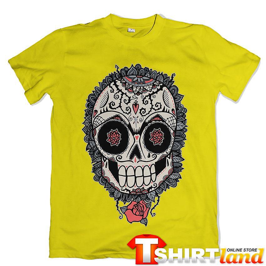 Tricou Calavera Rose & Heart