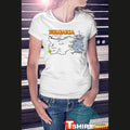 T-shirt Bulgaria Map with dolphins