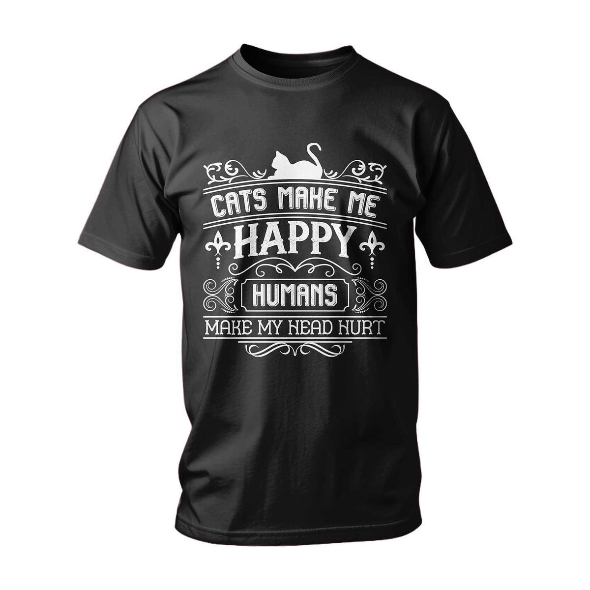 Cats Make Me Happy T-Shirt