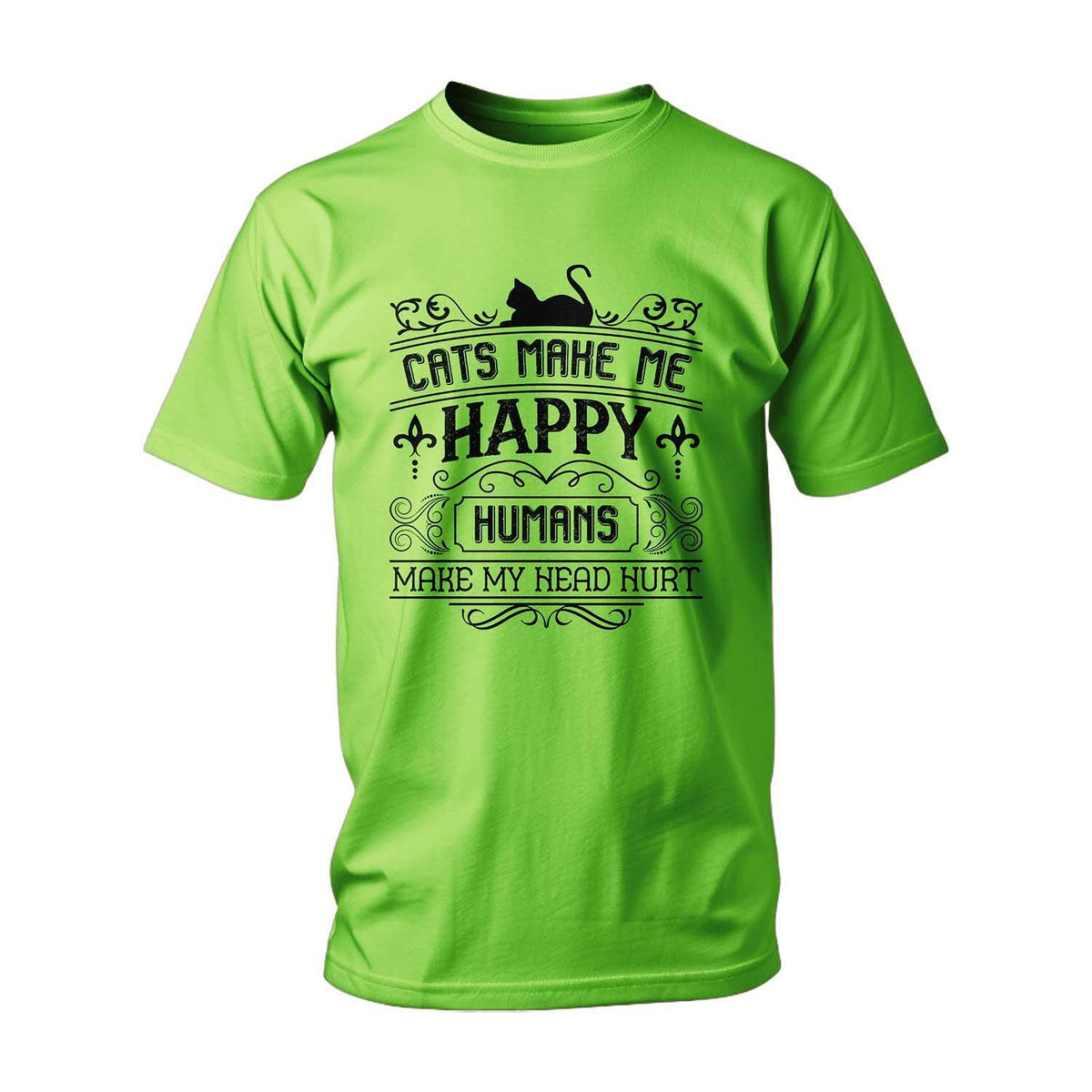 Cats Make Me Happy T-Shirt