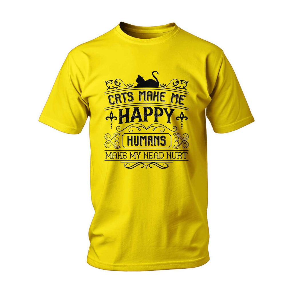 Cats Make Me Happy T-Shirt