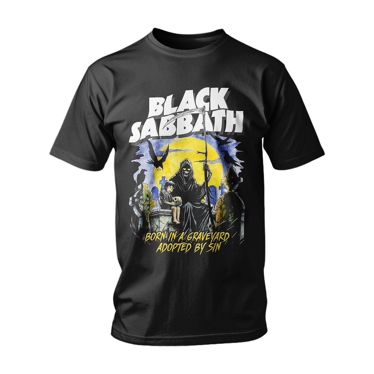 Тениска Black Sabbath - Born In A Graveyard