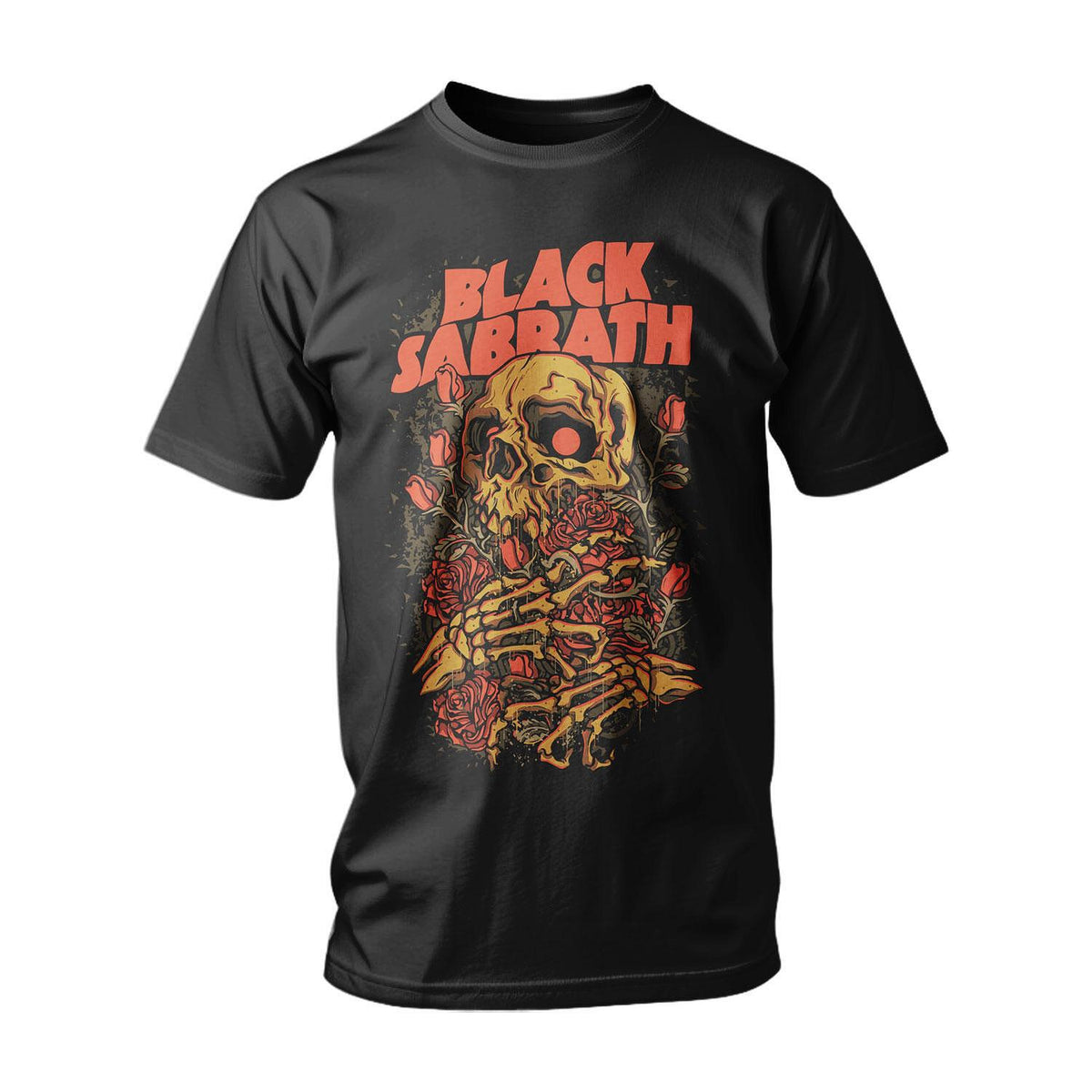T-shirt Black Sabbath - Skull And Roses