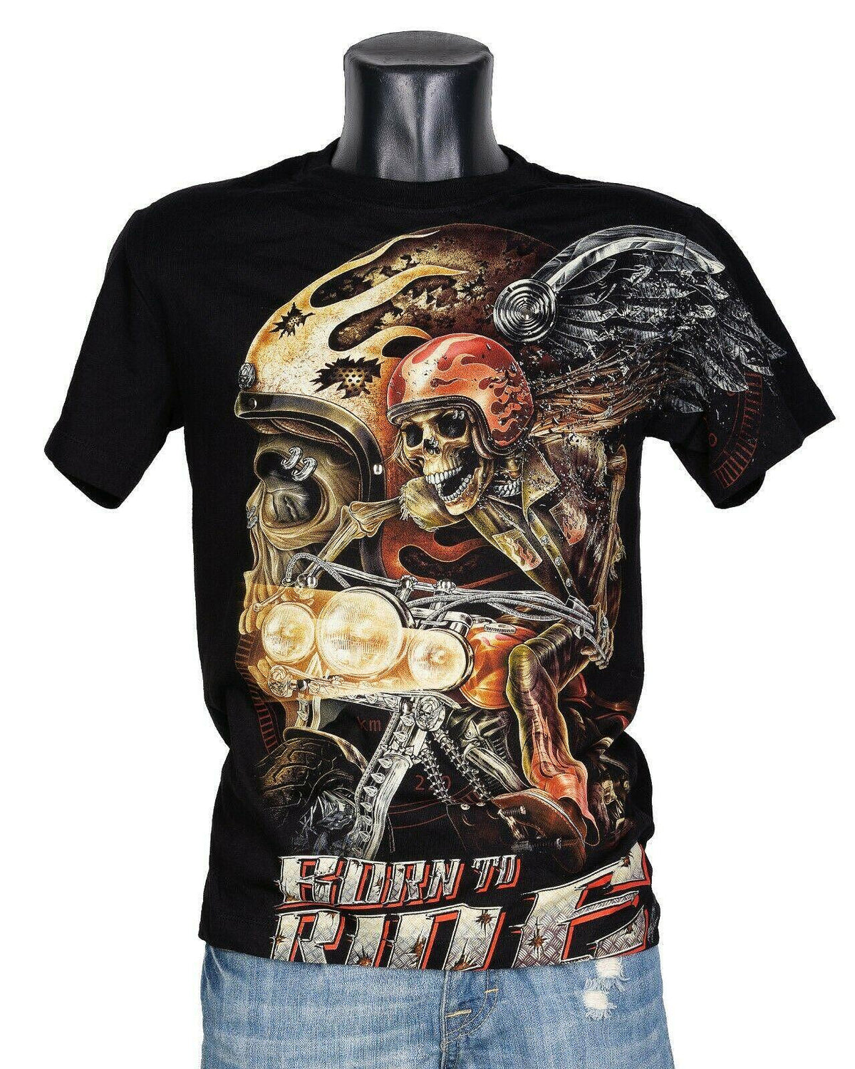 Born To Ride Motorcycle T-Shirt 3D-134
