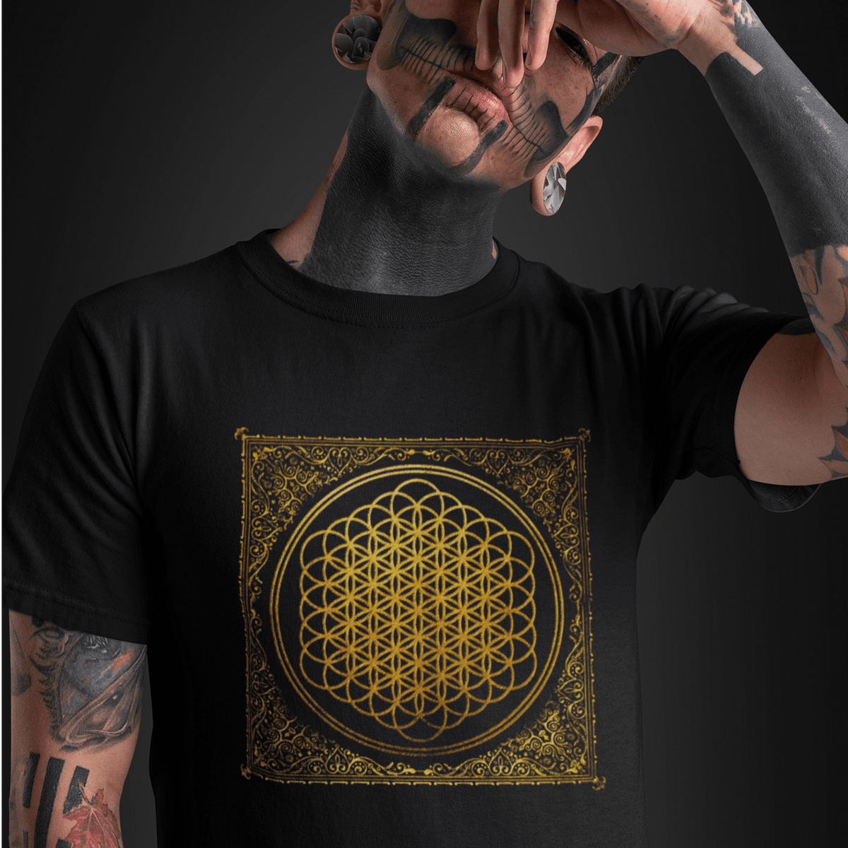 Tricou Bring Me the Horizon 5 Flower of The Life